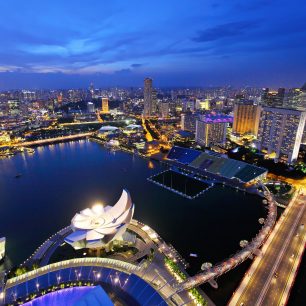 16019838 - singapore city skyline at night