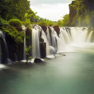 43679382 - tad pha souam waterfall in pakse, champasak, southern laos