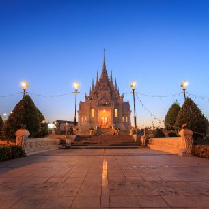 52738853 - surat thani, thailand - january 2 : the city pillar shrine of surat thani province on january , 2016 in surat thani, thailand. surat thani is province in southern of thailand