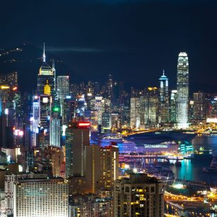 10715132 - night view of hong kong island